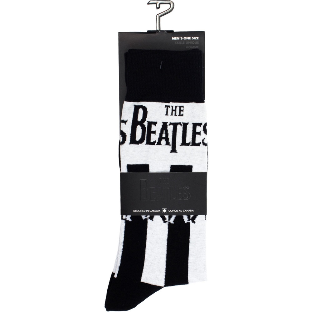 The Beatles - Abbey Road Crossing Socks - Black/White
